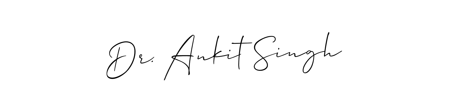 Best and Professional Signature Style for Dr. Ankit Singh. Allison_Script Best Signature Style Collection. Dr. Ankit Singh signature style 2 images and pictures png