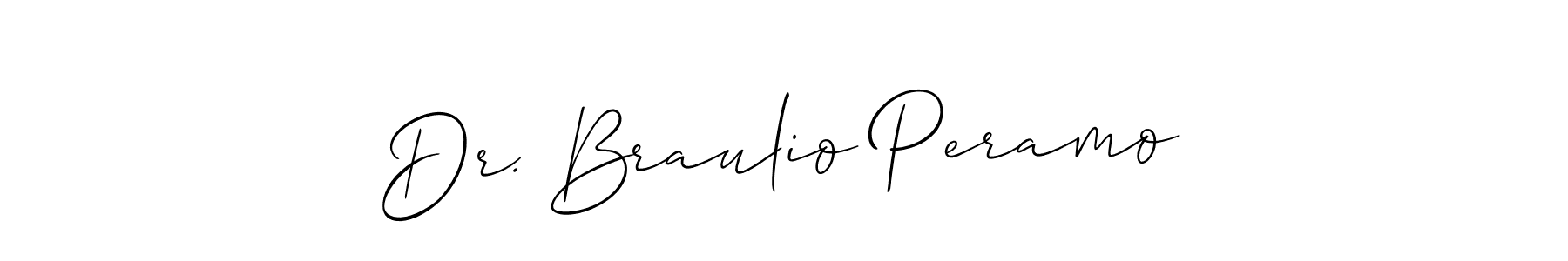 Once you've used our free online signature maker to create your best signature Allison_Script style, it's time to enjoy all of the benefits that Dr. Braulio Peramo name signing documents. Dr. Braulio Peramo signature style 2 images and pictures png