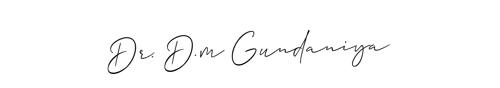 Here are the top 10 professional signature styles for the name Dr. D.m Gundaniya. These are the best autograph styles you can use for your name. Dr. D.m Gundaniya signature style 2 images and pictures png