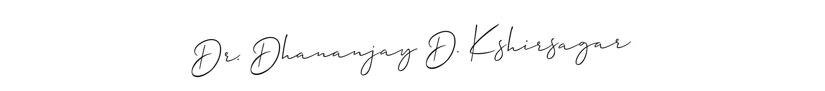 See photos of Dr. Dhananjay D. Kshirsagar official signature by Spectra . Check more albums & portfolios. Read reviews & check more about Allison_Script font. Dr. Dhananjay D. Kshirsagar signature style 2 images and pictures png