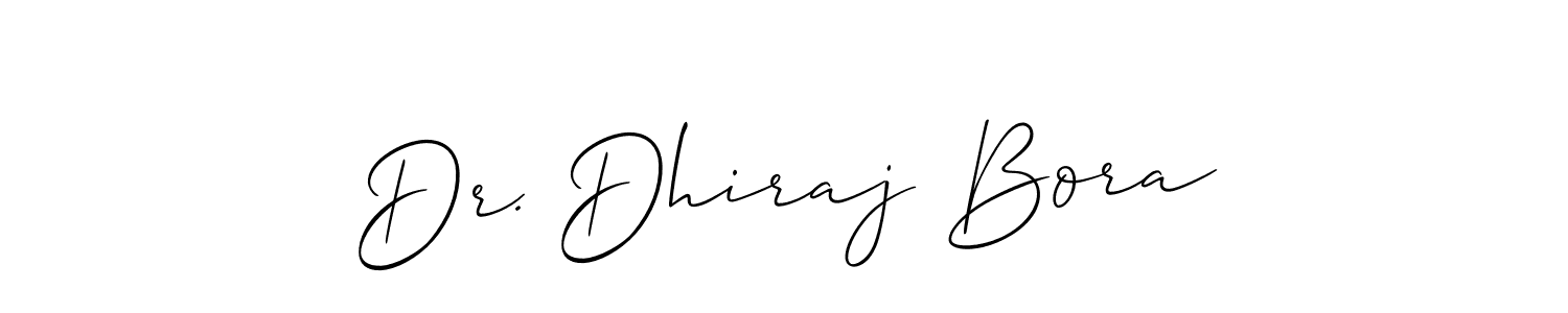 Once you've used our free online signature maker to create your best signature Allison_Script style, it's time to enjoy all of the benefits that Dr. Dhiraj Bora name signing documents. Dr. Dhiraj Bora signature style 2 images and pictures png
