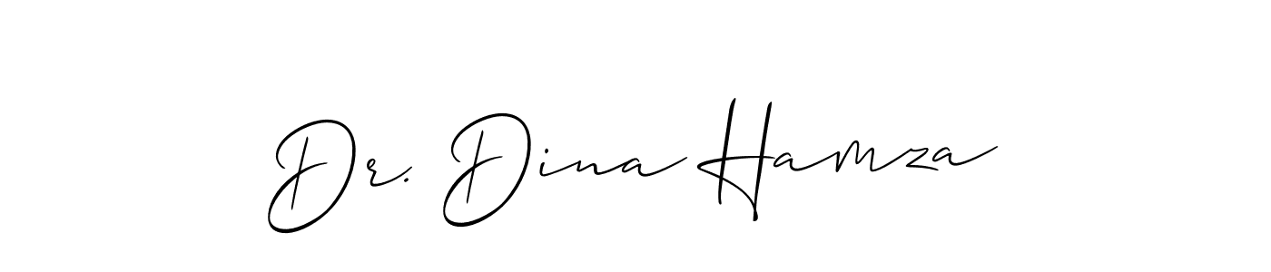 Make a beautiful signature design for name Dr. Dina Hamza. Use this online signature maker to create a handwritten signature for free. Dr. Dina Hamza signature style 2 images and pictures png