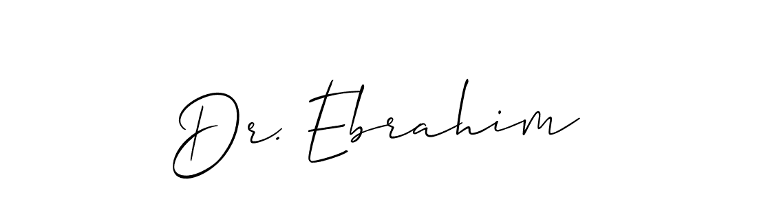 Similarly Allison_Script is the best handwritten signature design. Signature creator online .You can use it as an online autograph creator for name Dr. Ebrahim. Dr. Ebrahim signature style 2 images and pictures png