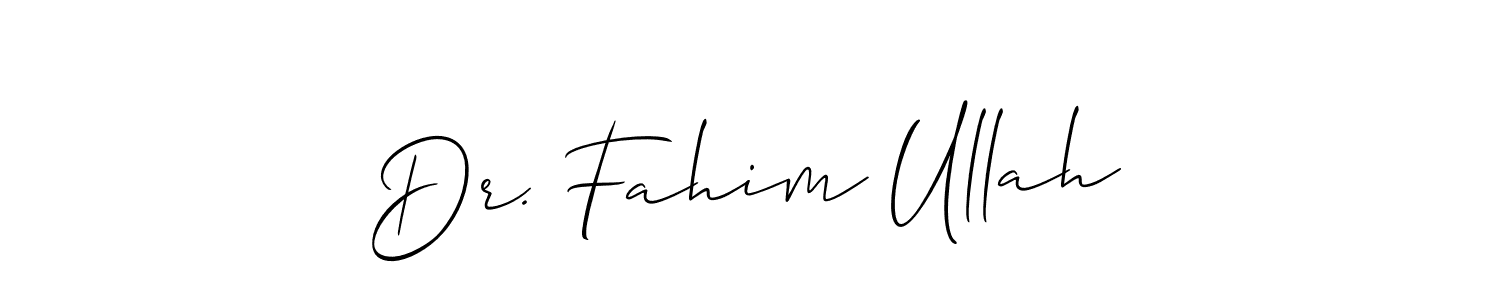 Once you've used our free online signature maker to create your best signature Allison_Script style, it's time to enjoy all of the benefits that Dr. Fahim Ullah name signing documents. Dr. Fahim Ullah signature style 2 images and pictures png