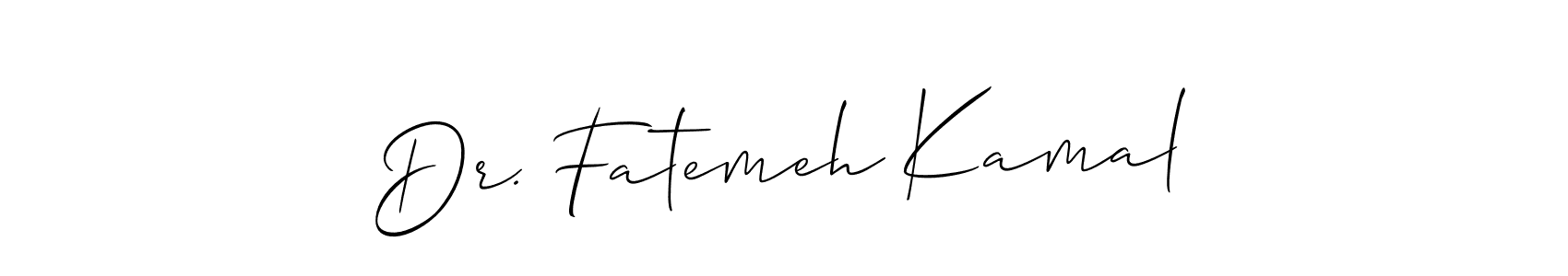 You can use this online signature creator to create a handwritten signature for the name Dr. Fatemeh Kamal. This is the best online autograph maker. Dr. Fatemeh Kamal signature style 2 images and pictures png