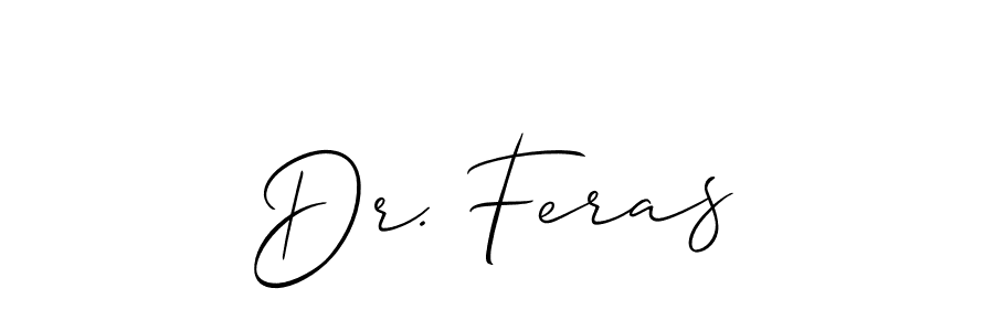 Make a beautiful signature design for name Dr. Feras. Use this online signature maker to create a handwritten signature for free. Dr. Feras signature style 2 images and pictures png