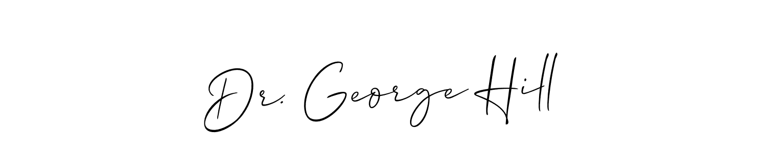 Similarly Allison_Script is the best handwritten signature design. Signature creator online .You can use it as an online autograph creator for name Dr. George Hill. Dr. George Hill signature style 2 images and pictures png