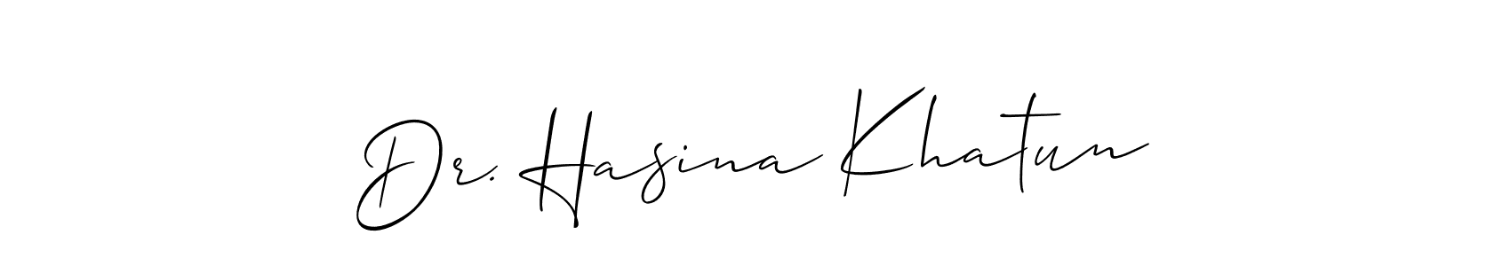 See photos of Dr. Hasina Khatun official signature by Spectra . Check more albums & portfolios. Read reviews & check more about Allison_Script font. Dr. Hasina Khatun signature style 2 images and pictures png