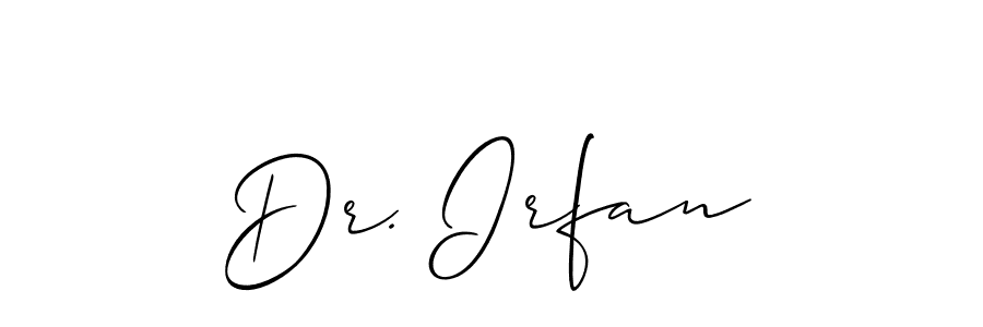 Once you've used our free online signature maker to create your best signature Allison_Script style, it's time to enjoy all of the benefits that Dr. Irfan name signing documents. Dr. Irfan signature style 2 images and pictures png