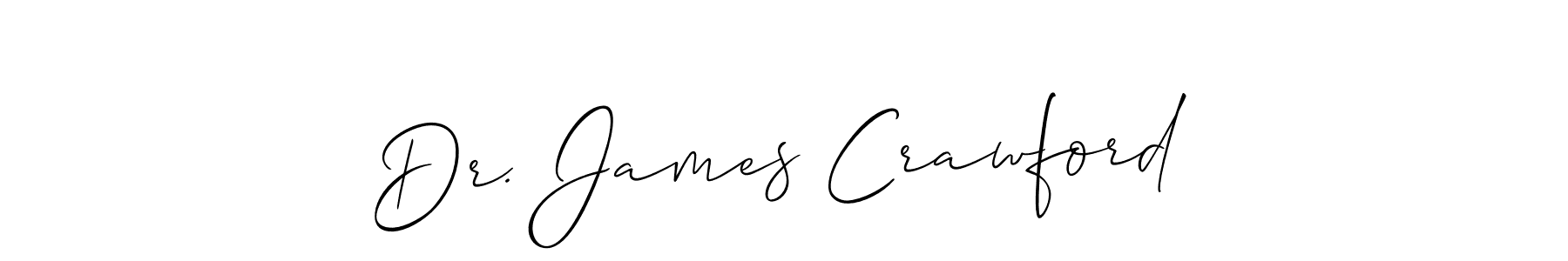 if you are searching for the best signature style for your name Dr. James Crawford. so please give up your signature search. here we have designed multiple signature styles  using Allison_Script. Dr. James Crawford signature style 2 images and pictures png