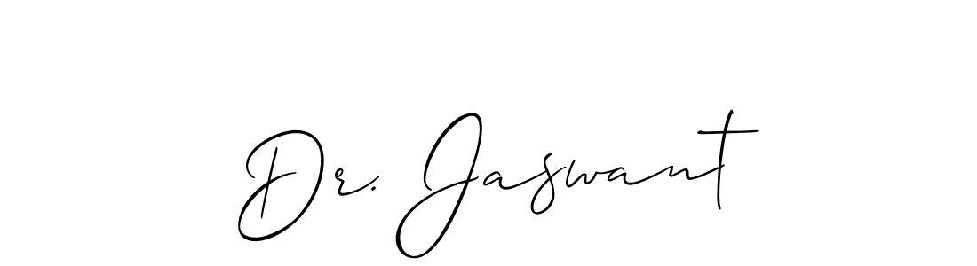 Allison_Script is a professional signature style that is perfect for those who want to add a touch of class to their signature. It is also a great choice for those who want to make their signature more unique. Get Dr. Jaswant name to fancy signature for free. Dr. Jaswant signature style 2 images and pictures png