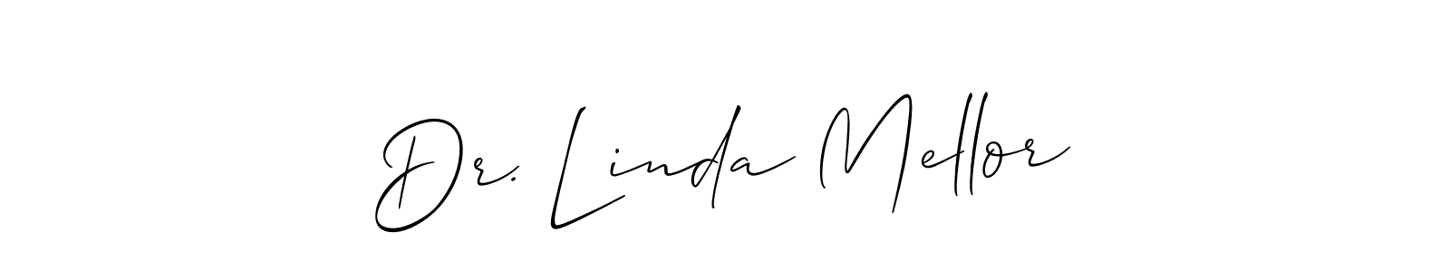 Best and Professional Signature Style for Dr. Linda Mellor. Allison_Script Best Signature Style Collection. Dr. Linda Mellor signature style 2 images and pictures png