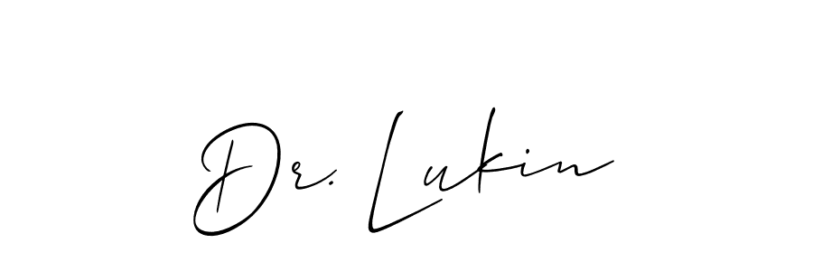 This is the best signature style for the Dr. Lukin name. Also you like these signature font (Allison_Script). Mix name signature. Dr. Lukin signature style 2 images and pictures png