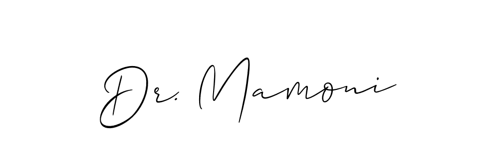 Make a beautiful signature design for name Dr. Mamoni. Use this online signature maker to create a handwritten signature for free. Dr. Mamoni signature style 2 images and pictures png