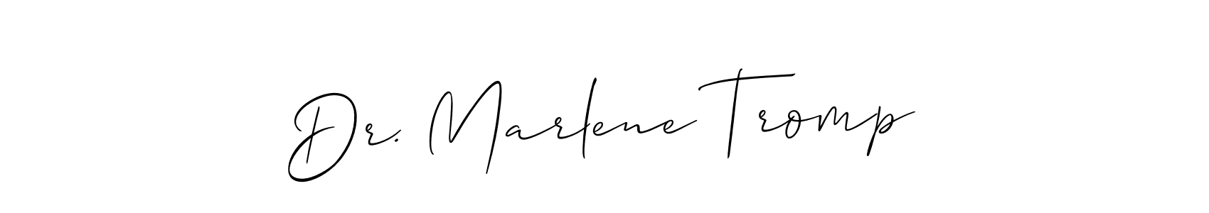 Here are the top 10 professional signature styles for the name Dr. Marlene Tromp. These are the best autograph styles you can use for your name. Dr. Marlene Tromp signature style 2 images and pictures png