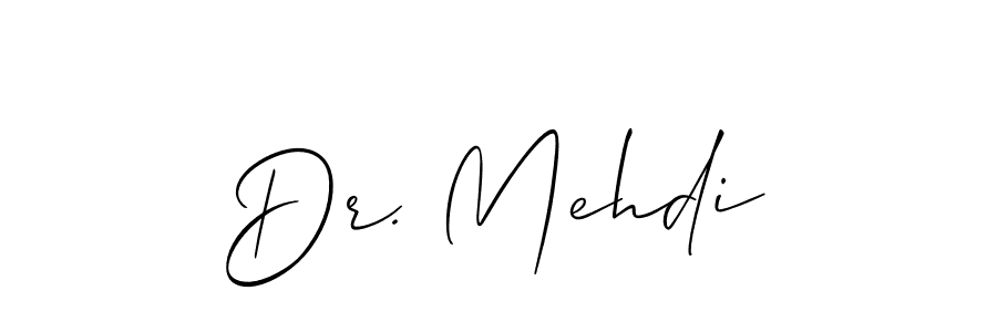 if you are searching for the best signature style for your name Dr. Mehdi. so please give up your signature search. here we have designed multiple signature styles  using Allison_Script. Dr. Mehdi signature style 2 images and pictures png