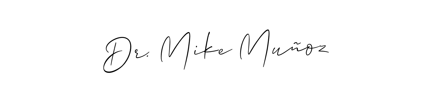 Check out images of Autograph of Dr. Mike Muñoz name. Actor Dr. Mike Muñoz Signature Style. Allison_Script is a professional sign style online. Dr. Mike Muñoz signature style 2 images and pictures png