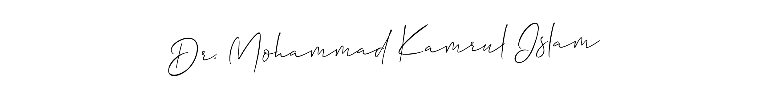 It looks lik you need a new signature style for name Dr. Mohammad Kamrul Islam. Design unique handwritten (Allison_Script) signature with our free signature maker in just a few clicks. Dr. Mohammad Kamrul Islam signature style 2 images and pictures png