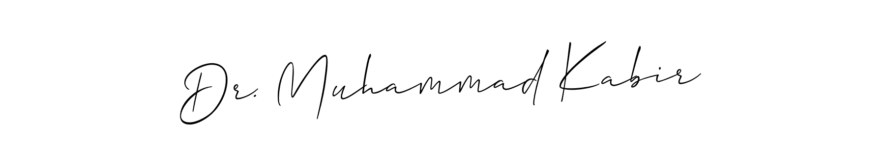 Best and Professional Signature Style for Dr. Muhammad Kabir. Allison_Script Best Signature Style Collection. Dr. Muhammad Kabir signature style 2 images and pictures png