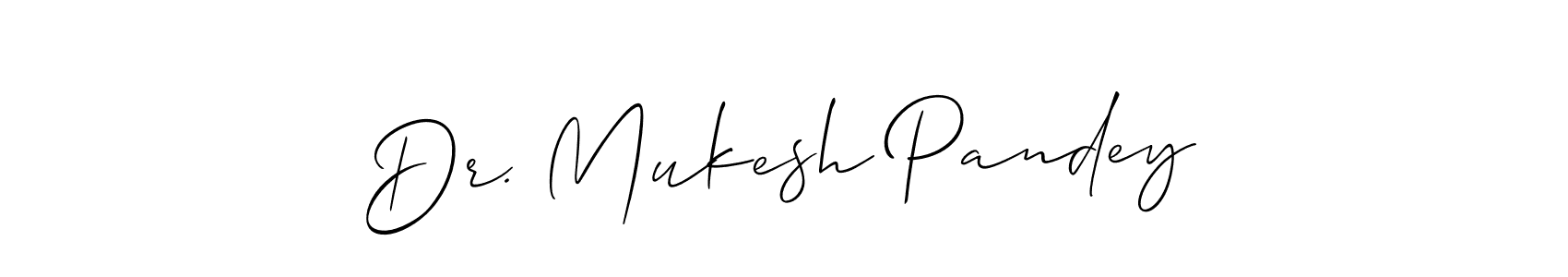 Make a beautiful signature design for name Dr. Mukesh Pandey. Use this online signature maker to create a handwritten signature for free. Dr. Mukesh Pandey signature style 2 images and pictures png