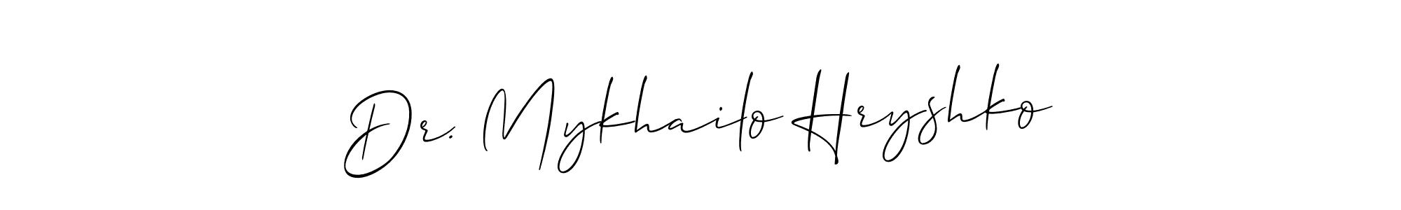 Make a beautiful signature design for name Dr. Mykhailo Hryshko. Use this online signature maker to create a handwritten signature for free. Dr. Mykhailo Hryshko signature style 2 images and pictures png