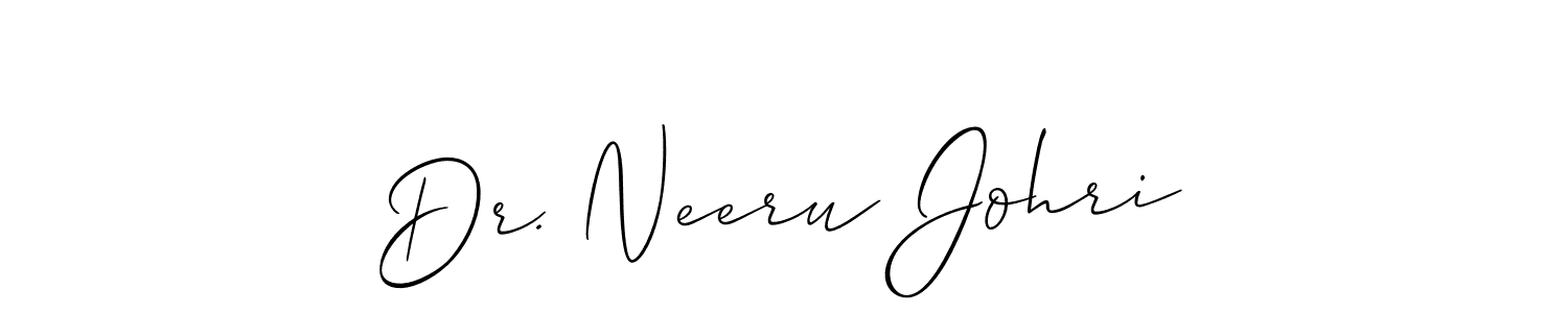 Here are the top 10 professional signature styles for the name Dr. Neeru Johri. These are the best autograph styles you can use for your name. Dr. Neeru Johri signature style 2 images and pictures png