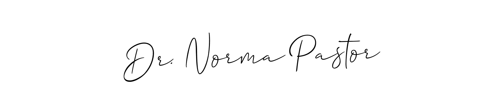 Best and Professional Signature Style for Dr. Norma Pastor. Allison_Script Best Signature Style Collection. Dr. Norma Pastor signature style 2 images and pictures png