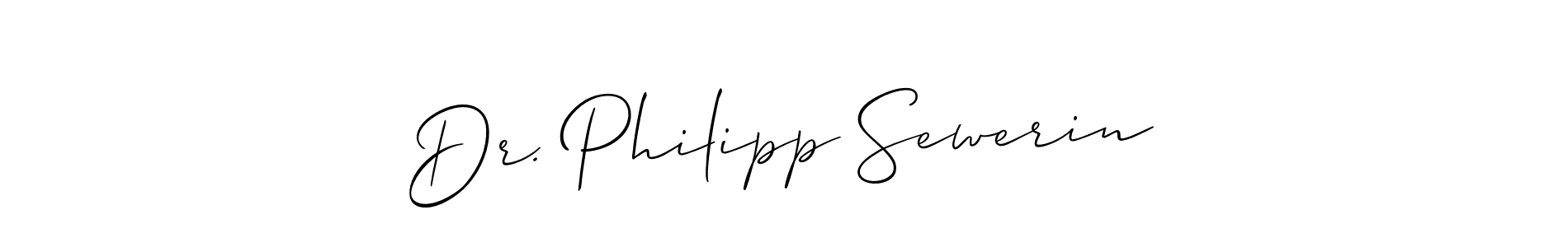 How to Draw Dr. Philipp Sewerin signature style? Allison_Script is a latest design signature styles for name Dr. Philipp Sewerin. Dr. Philipp Sewerin signature style 2 images and pictures png