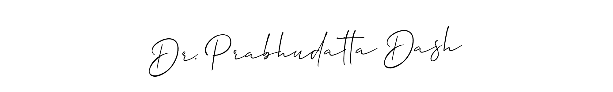 Create a beautiful signature design for name Dr. Prabhudatta Dash. With this signature (Allison_Script) fonts, you can make a handwritten signature for free. Dr. Prabhudatta Dash signature style 2 images and pictures png