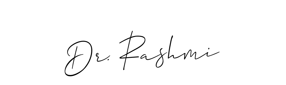 Similarly Allison_Script is the best handwritten signature design. Signature creator online .You can use it as an online autograph creator for name Dr. Rashmi. Dr. Rashmi signature style 2 images and pictures png