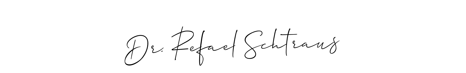 You can use this online signature creator to create a handwritten signature for the name Dr. Refael Schtraus. This is the best online autograph maker. Dr. Refael Schtraus signature style 2 images and pictures png