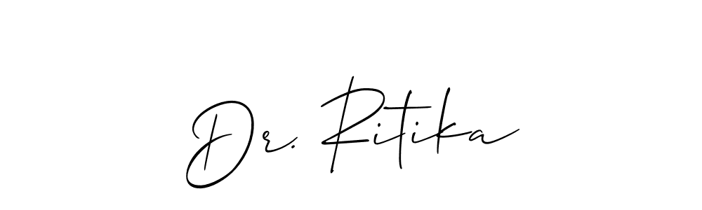 Make a beautiful signature design for name Dr. Ritika. Use this online signature maker to create a handwritten signature for free. Dr. Ritika signature style 2 images and pictures png