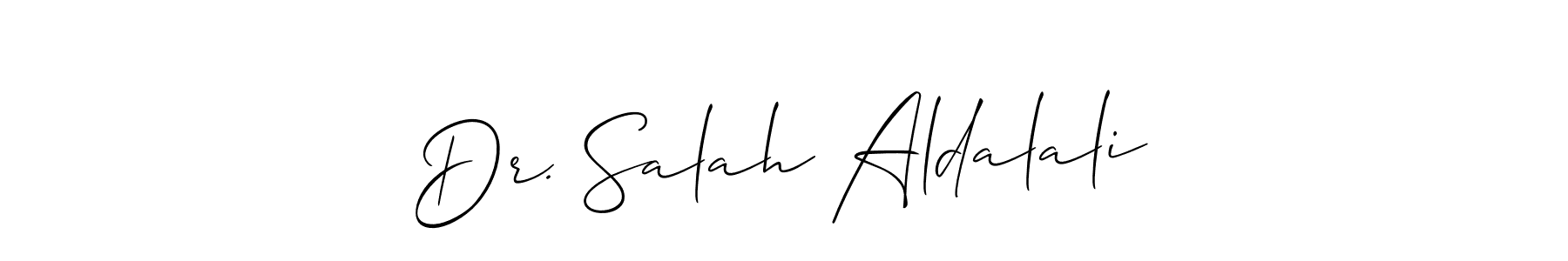 You can use this online signature creator to create a handwritten signature for the name Dr. Salah Aldalali. This is the best online autograph maker. Dr. Salah Aldalali signature style 2 images and pictures png