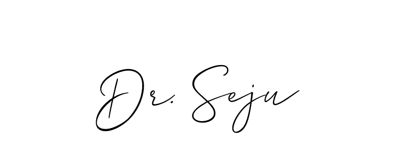 Dr. Seju stylish signature style. Best Handwritten Sign (Allison_Script) for my name. Handwritten Signature Collection Ideas for my name Dr. Seju. Dr. Seju signature style 2 images and pictures png