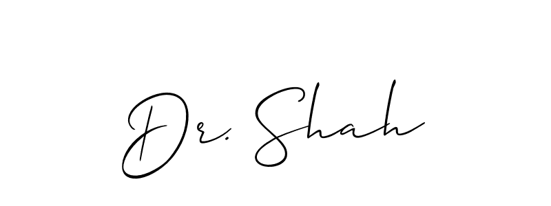 Also You can easily find your signature by using the search form. We will create Dr. Shah name handwritten signature images for you free of cost using Allison_Script sign style. Dr. Shah signature style 2 images and pictures png