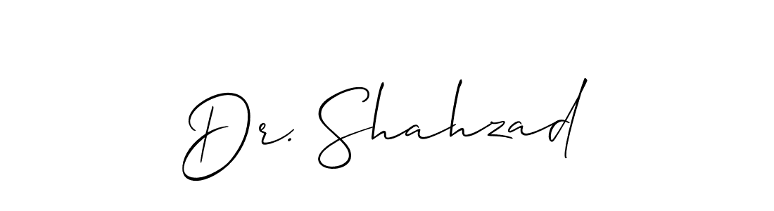 This is the best signature style for the Dr. Shahzad name. Also you like these signature font (Allison_Script). Mix name signature. Dr. Shahzad signature style 2 images and pictures png