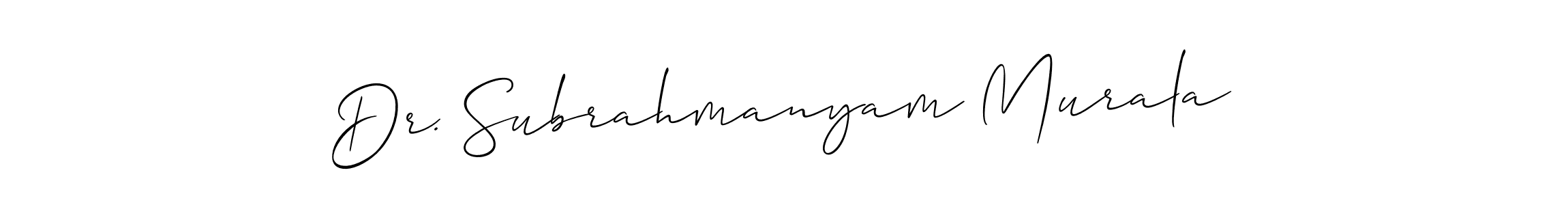 Best and Professional Signature Style for Dr. Subrahmanyam Murala. Allison_Script Best Signature Style Collection. Dr. Subrahmanyam Murala signature style 2 images and pictures png