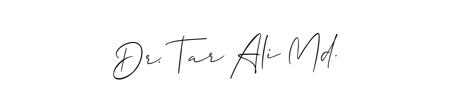 Here are the top 10 professional signature styles for the name Dr. Tar Ali Md.. These are the best autograph styles you can use for your name. Dr. Tar Ali Md. signature style 2 images and pictures png