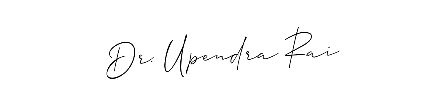Make a beautiful signature design for name Dr. Upendra Rai. Use this online signature maker to create a handwritten signature for free. Dr. Upendra Rai signature style 2 images and pictures png