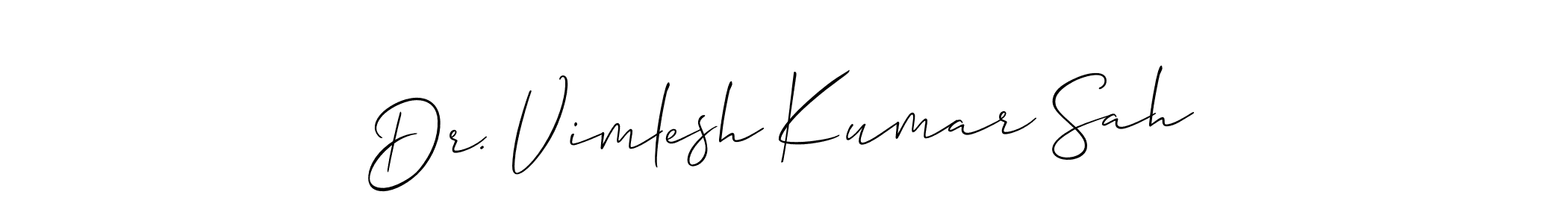 You can use this online signature creator to create a handwritten signature for the name Dr. Vimlesh Kumar Sah. This is the best online autograph maker. Dr. Vimlesh Kumar Sah signature style 2 images and pictures png