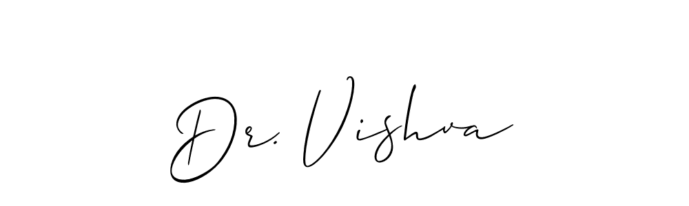 Make a beautiful signature design for name Dr. Vishva. Use this online signature maker to create a handwritten signature for free. Dr. Vishva signature style 2 images and pictures png
