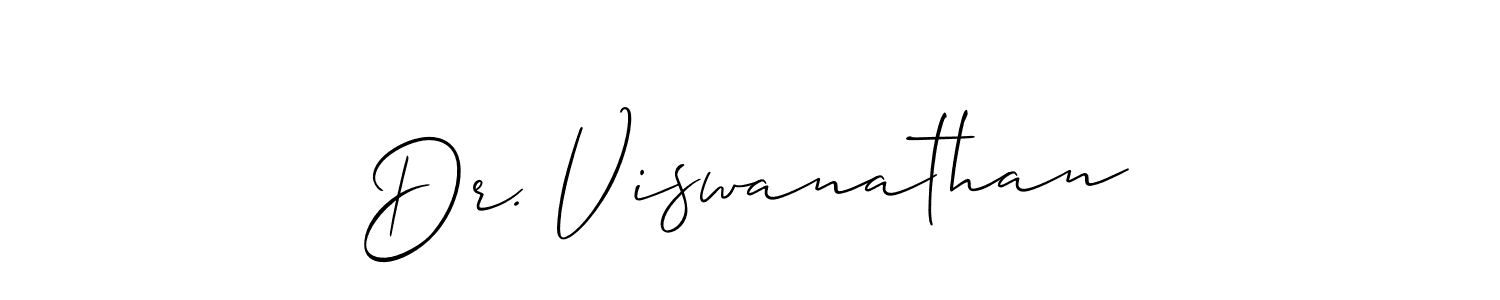Make a beautiful signature design for name Dr. Viswanathan. Use this online signature maker to create a handwritten signature for free. Dr. Viswanathan signature style 2 images and pictures png