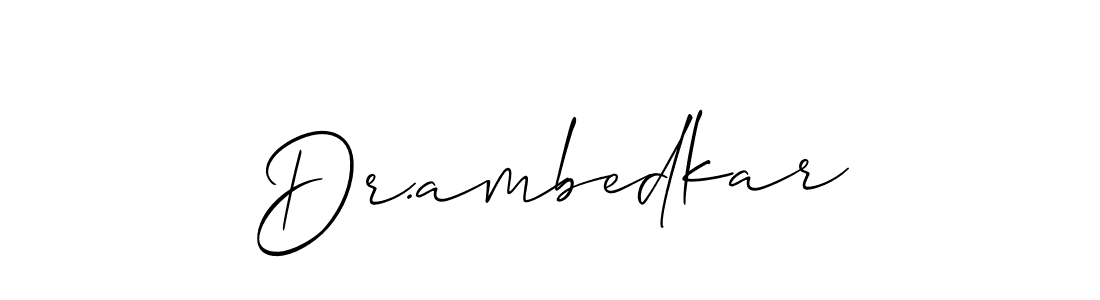 Dr.ambedkar stylish signature style. Best Handwritten Sign (Allison_Script) for my name. Handwritten Signature Collection Ideas for my name Dr.ambedkar. Dr.ambedkar signature style 2 images and pictures png