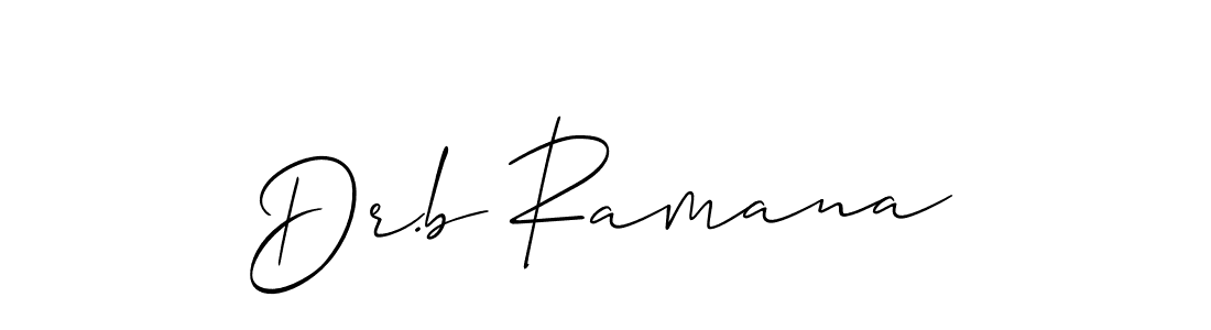 How to Draw Dr.b Ramana signature style? Allison_Script is a latest design signature styles for name Dr.b Ramana. Dr.b Ramana signature style 2 images and pictures png