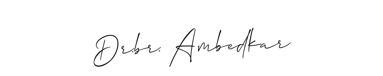 You should practise on your own different ways (Allison_Script) to write your name (Dr.br. Ambedkar) in signature. don't let someone else do it for you. Dr.br. Ambedkar signature style 2 images and pictures png