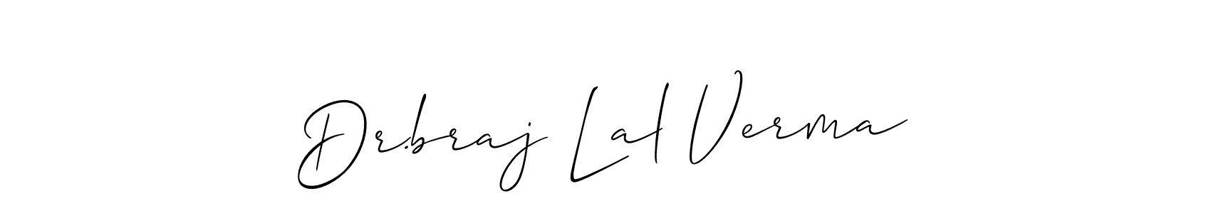 Best and Professional Signature Style for Dr.braj Lal Verma. Allison_Script Best Signature Style Collection. Dr.braj Lal Verma signature style 2 images and pictures png