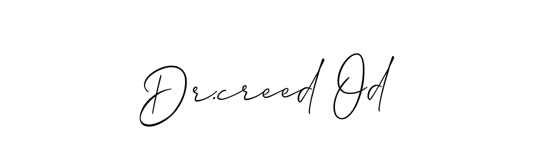 Check out images of Autograph of Dr.creed Od name. Actor Dr.creed Od Signature Style. Allison_Script is a professional sign style online. Dr.creed Od signature style 2 images and pictures png