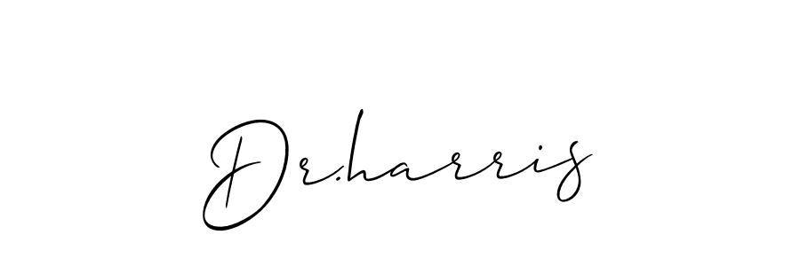 Allison_Script is a professional signature style that is perfect for those who want to add a touch of class to their signature. It is also a great choice for those who want to make their signature more unique. Get Dr.harris name to fancy signature for free. Dr.harris signature style 2 images and pictures png