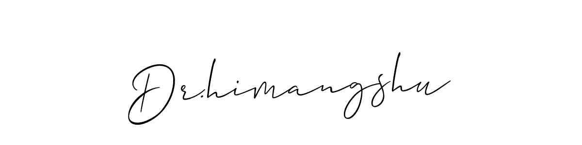 Make a beautiful signature design for name Dr.himangshu. Use this online signature maker to create a handwritten signature for free. Dr.himangshu signature style 2 images and pictures png