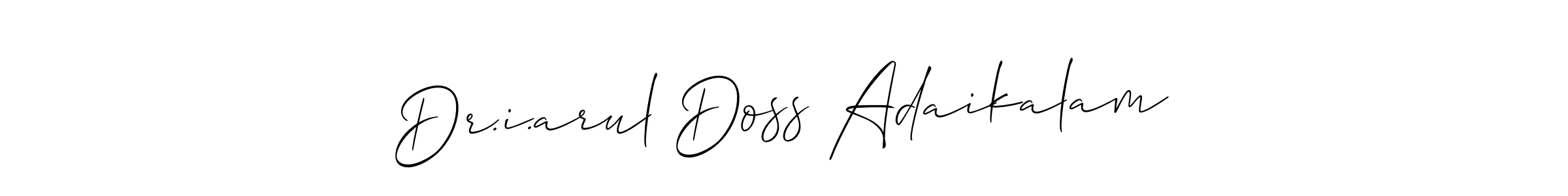 See photos of Dr.i.arul Doss Adaikalam official signature by Spectra . Check more albums & portfolios. Read reviews & check more about Allison_Script font. Dr.i.arul Doss Adaikalam signature style 2 images and pictures png